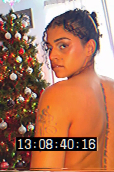 Slutted Out Under the Tree for Christmas
