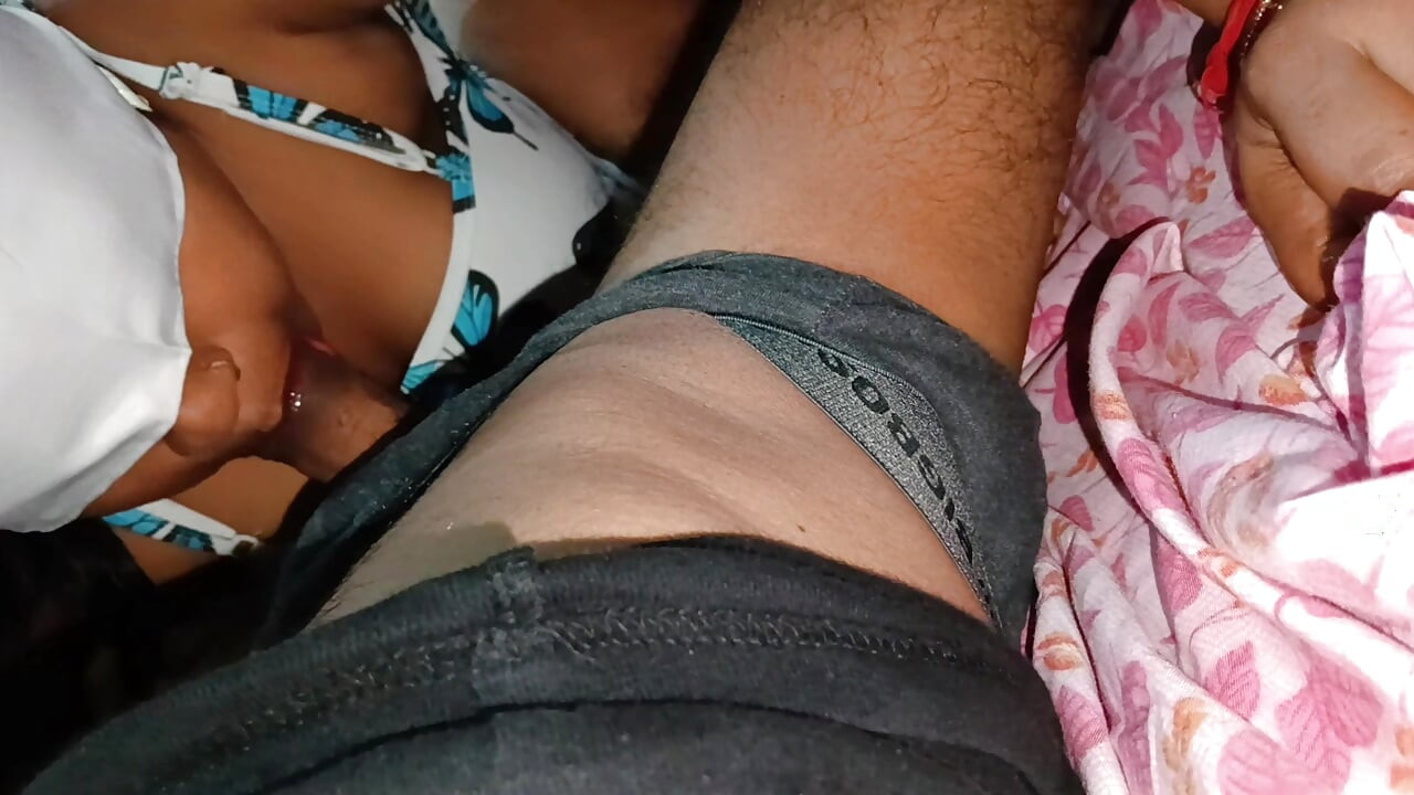 Stepsister sloppy, licking and sucking Close up Blowjob to bro with hot CUM in mouth- with clear dirty talking in Hindi voice