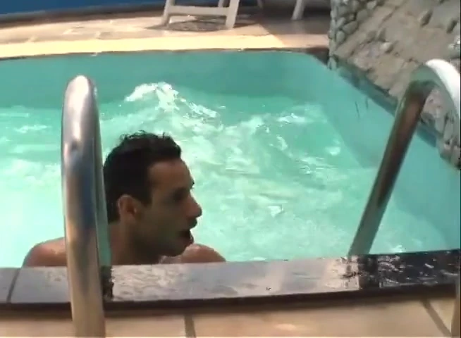 Two beautiful boyz on the pool,Bad Boyz