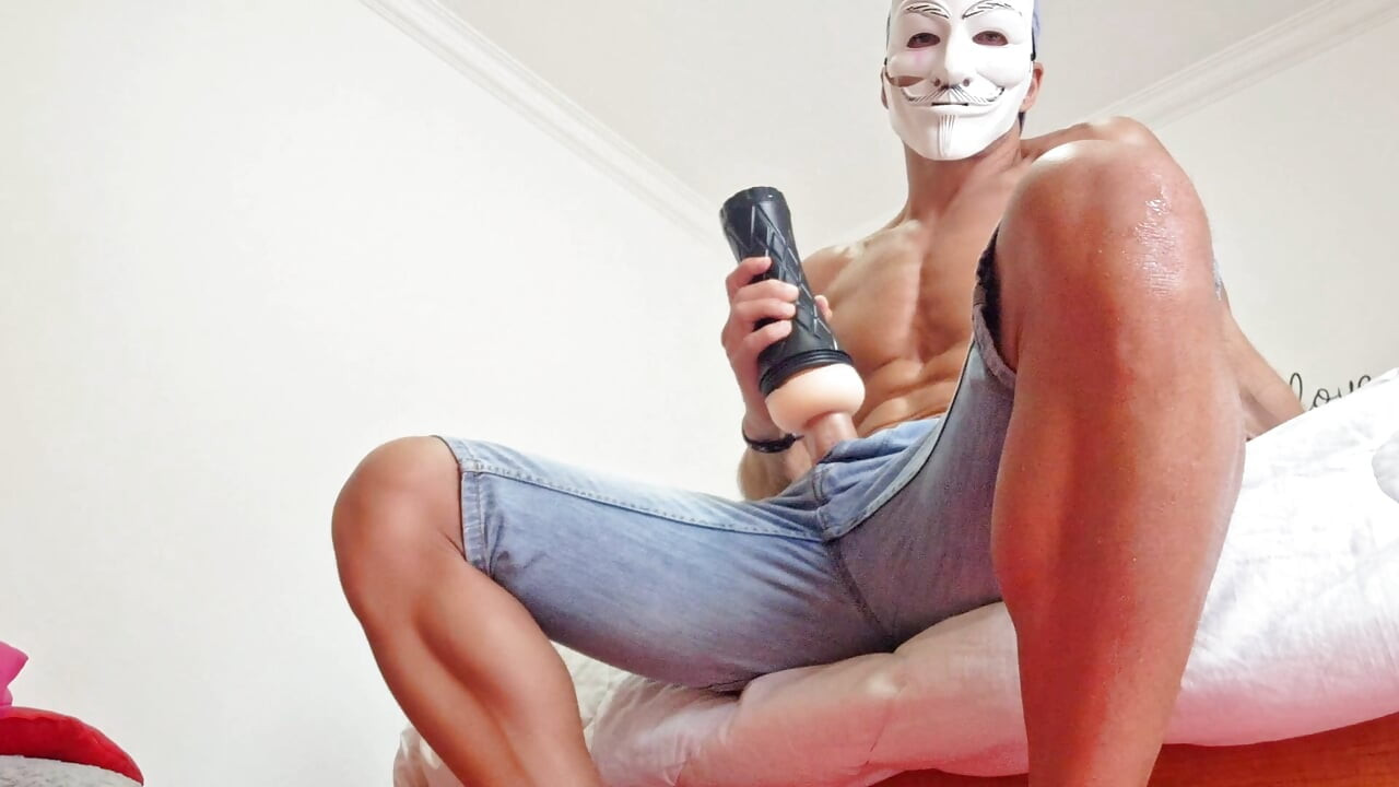 Found My Bro’s Used Fleshlight – Licked His Leftover Cum Off It Then Pumped My Load Deep Inside