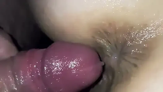 Domaltarak yedekleme - sıkı göt deliği dölleme ve boşalma