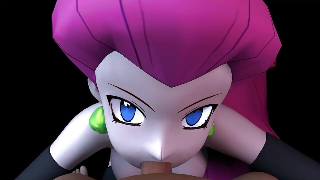 Джессі з Team Rocket смокче член у відео від першої особи