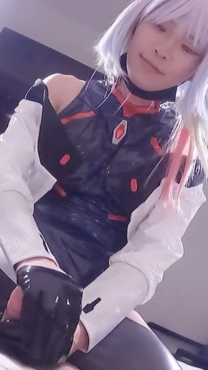 POV Seksi Cyberpunk Lucy Cosplayer, Asyalı Hentai Femboy Trans Crossdresser cosplay shemale 6 | Bölüm 1