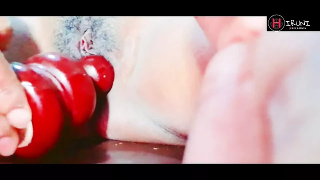Desi amateur beautiful girl was fucked by dildos and toys - Indian sex , Hindi