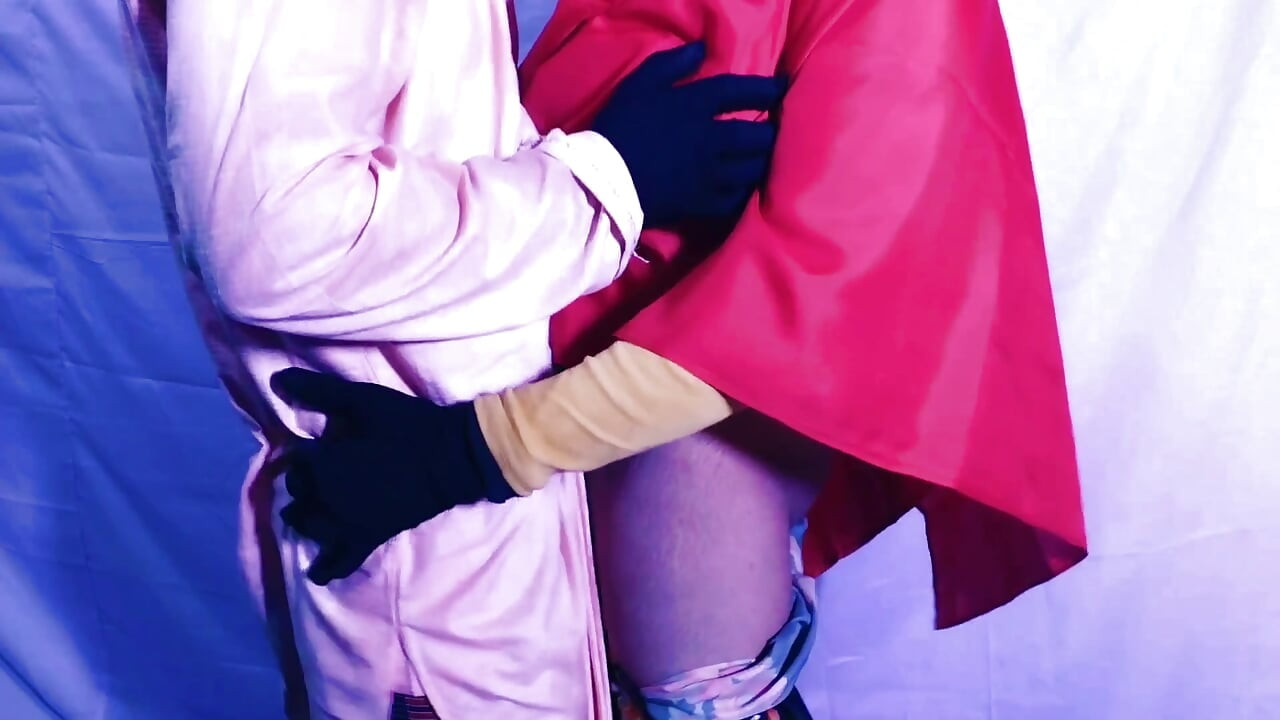 Chachi terpanas mendapat orgasme dengan menjilati memek dengan bhatija dan mulut chachi penuh air mani oleh permainan toung