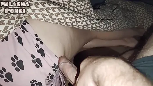 Secretly touching my stepsister