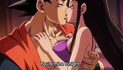 Goku verführt seine schwangere ehefrau, damit sie zum ersten mal anal gemacht hat