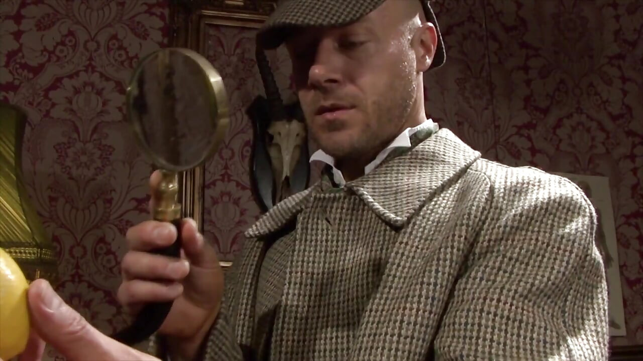 Boys Fuck in the Old-time Interior Office, Acting Like Nasty Old-time Detectives