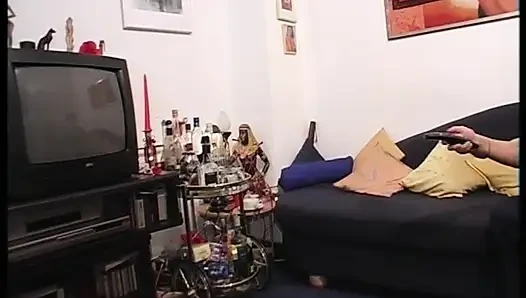 Hot German cougar rides dick of an younger fucker
