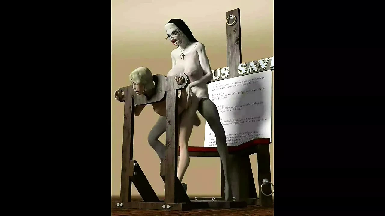 Old futa nun fucking her subject