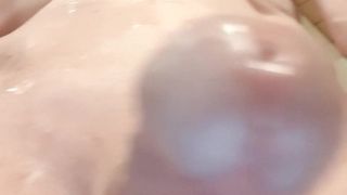 My Hot Cum spread over my Body and Cock