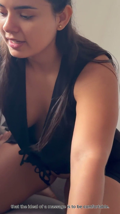 A Babysitter Masturbating Looks at Her New Boss and Ends up with the Milk on Her