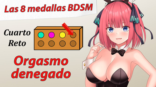 JOI Aventura Rol Hentai - Cuarta medalla BDSM - En español.