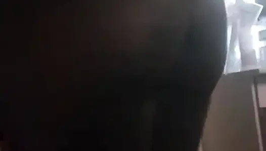 African BBW from college asks for dick and shows the horny