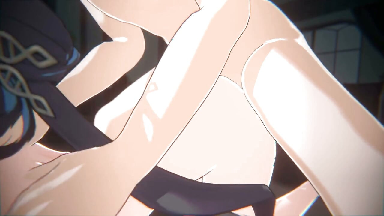Honkai Star Rail - Ruan Mei rider Caelus kuk hårt tills ömsesidig orgasm - 3D Hentai Animationer