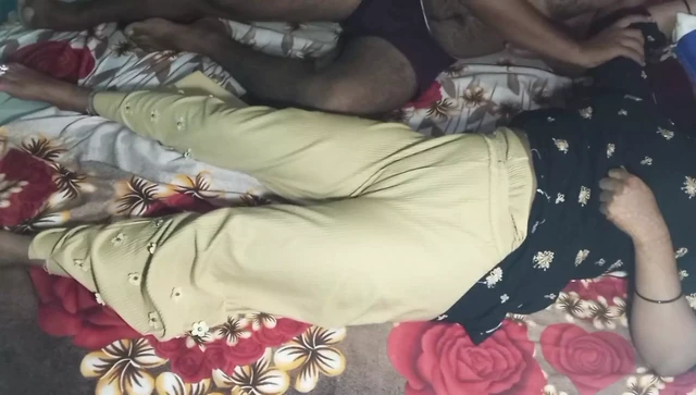 Most beautiful Indian hot girl having romance.
