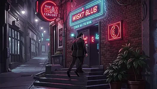 Three futanari with huge cocks seduced a guy in a nightclub and then mercilessly fucked him in a dark alley
