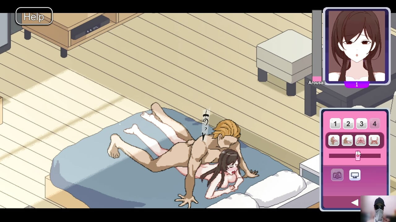 Ntraholic gameplay! Ep-2! The cute wife cheats on her husband with me while he is there!