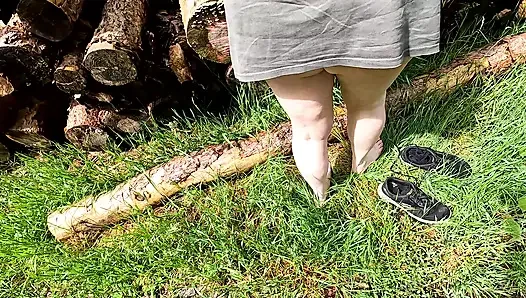 Scheide quälen im Wald