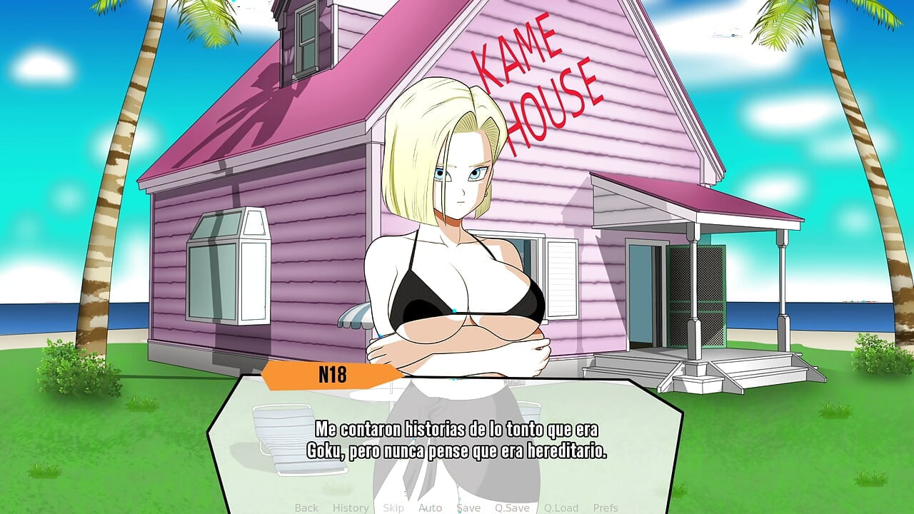 Hybrid Eroventures - The Cute Panties of Android 18