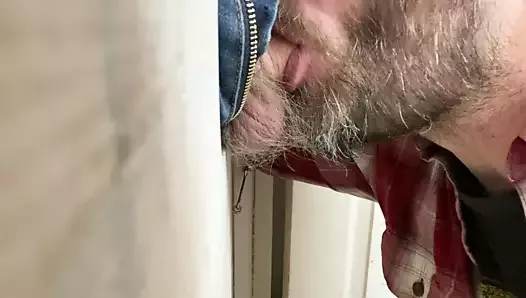 Sucking off Excited Guy at Glory Hole - FULL VIDEO