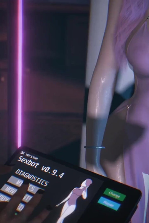 3D peituda cosplay modelo traindo com pau grande