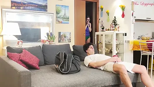 Stepmom Give Lesson to Stepson After Catching Him Rummaging Through Her Pole Dancing Bag