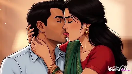 Soft Indian Skin Under His Touch While He Takes Care of Everything -AI Generated