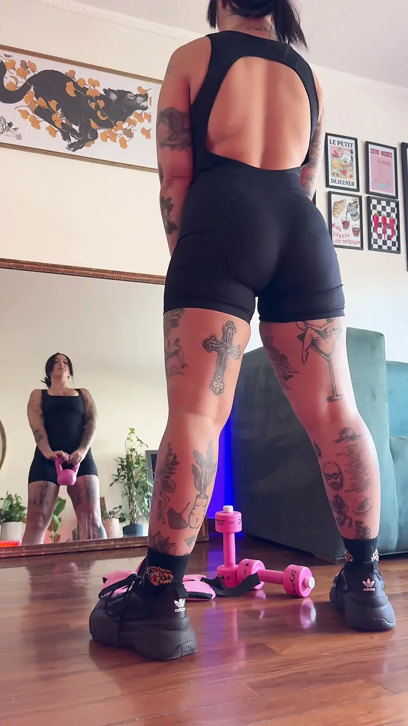 Just me my workout and your dirty thoughts