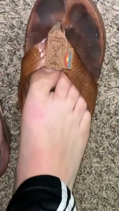 Cumming On My Rainbow Sandals | Clip 1