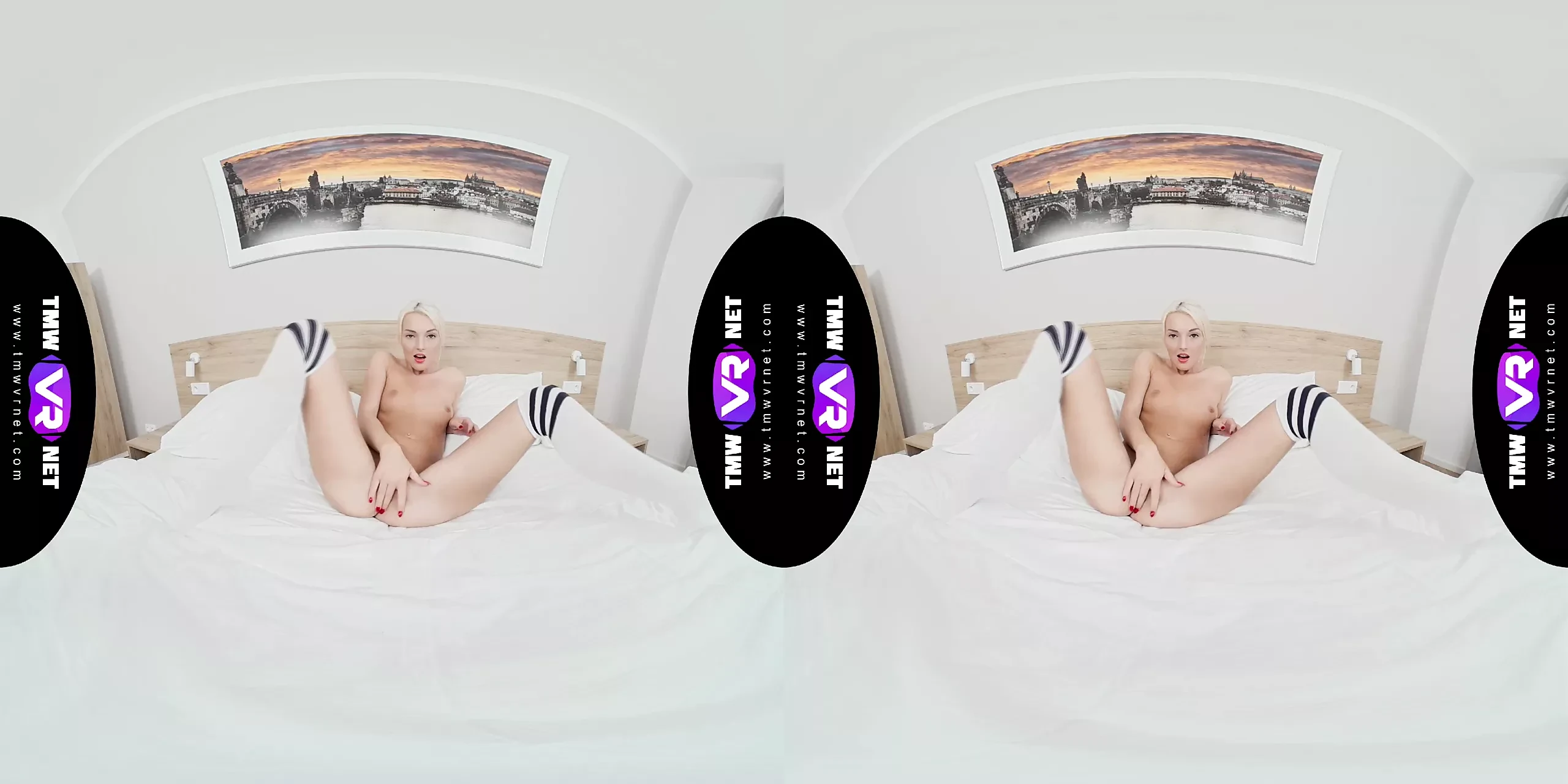 Tmwvrnet - lovita lot - blondie's solo feestje in bed