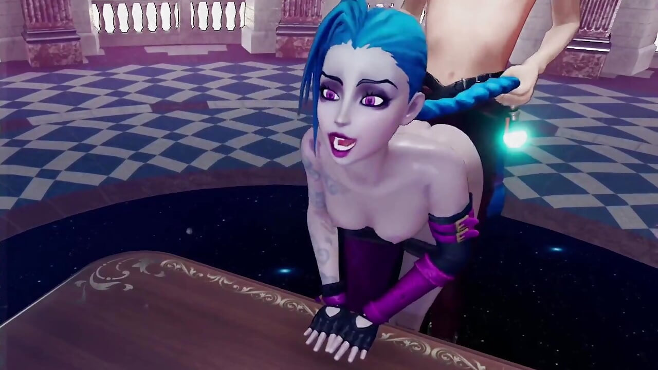 Knulle Jinx bakfra - League of Legends: 3D Porn Parody