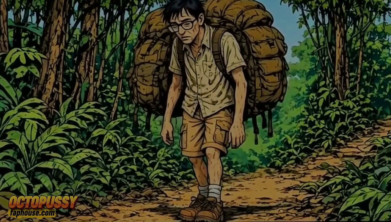 Jungle Cuckold. While the Husband Was Looking for the Trail Jungle, the Black Guy Was Fucking His White Wife