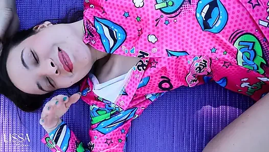 I Dive in with My Pajamas and Socks on