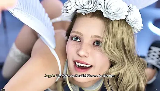 Частный челенж в комнате с двумя горячими крошками превращает эту всю эту ночь в романтический секс в тройничке