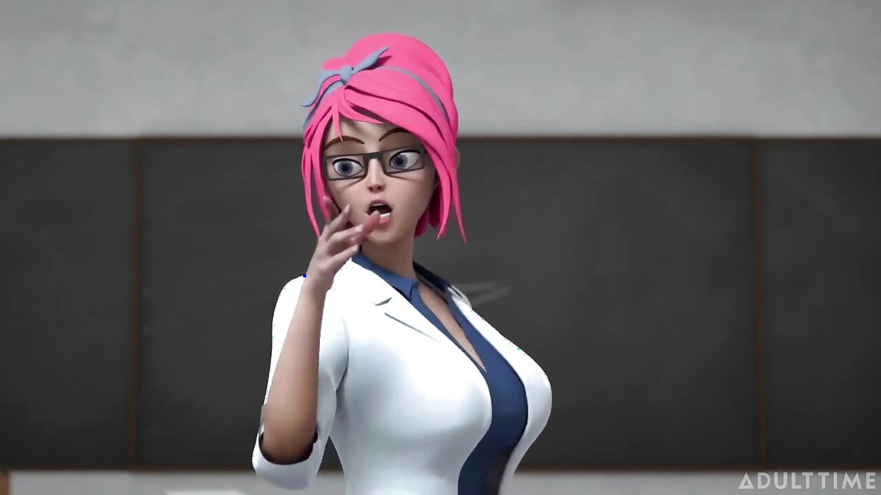Hentai seksikorkeakoulu jakso 2 - isot tissit hentai milf kerjää opiskelijan spermaa koko luokan edessä!