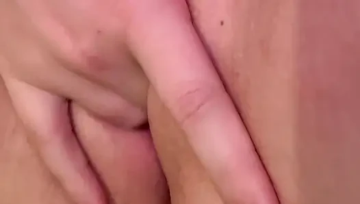 Fingering my creampie