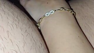 Step mom help fat step son handjob his dick in bed