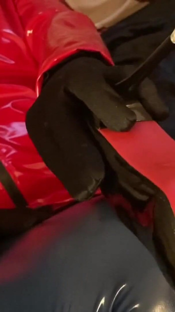 Powerful moment from "Blue Vinyl Leggins, Nylons, High Heel Pumps"