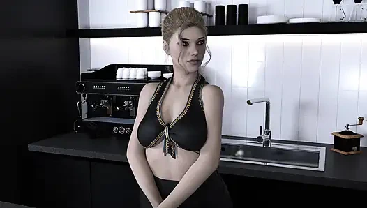 Harmony haven: cewek ini ngentot pantat pacarnya untuk pertama kalinya setelah pindah ke apartemen baru ep 4