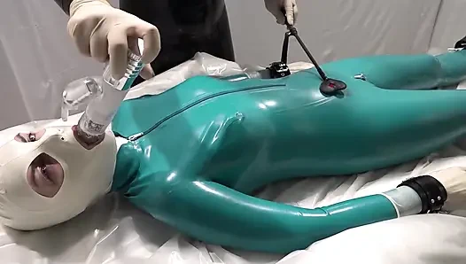 An amateur bothers a dominatrix, cum ower neck, life bug