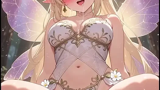 Sarışın elf anime kız