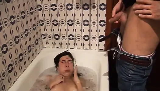 Rough boy wants her stepaunt's pussy