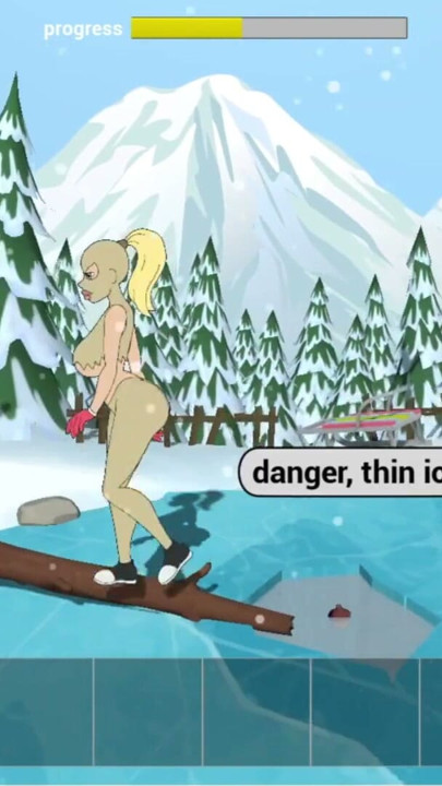 Fuckerman Winter Lovers - Fucked Juicy Woman In Game | Clip 3
