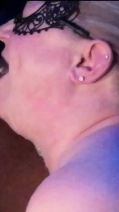 Powerful moment from "Victoria the big tit MILF enjoys a deep throat marathon rewarded with a mouthful of CUM"