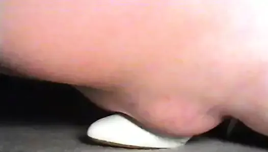 Vintage : Very first video of wife's shoes fucking from 1996