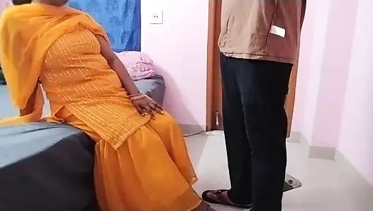 My Sali dressed for Haldi Ceremony but she has exams tomorrow. She is confused and alone with her Jija.