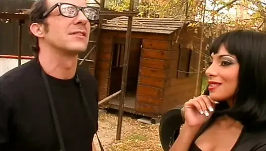 Outdoor Tit Licking Threesome - Pussy Spread Wide Open