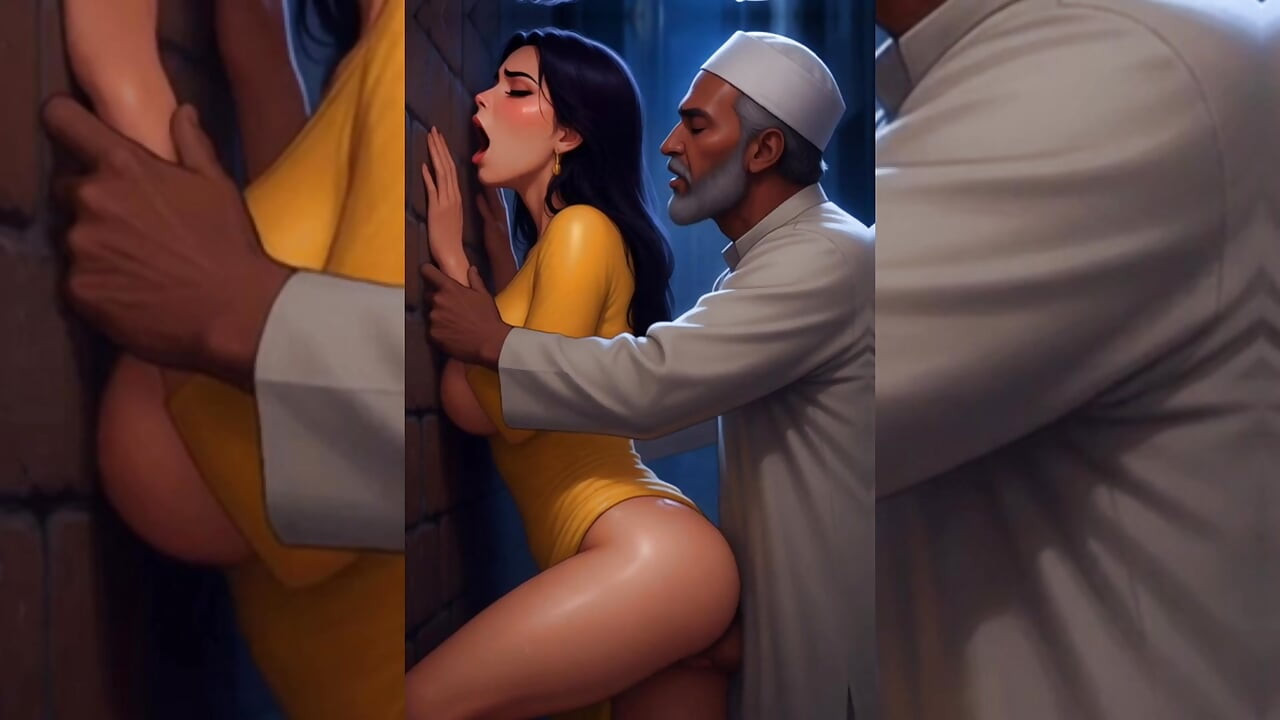 Bhabhi India dikelompokkan & disetubuhi keras oleh tetangga muslimnya yang menjijikkan di pasar yang sibuk