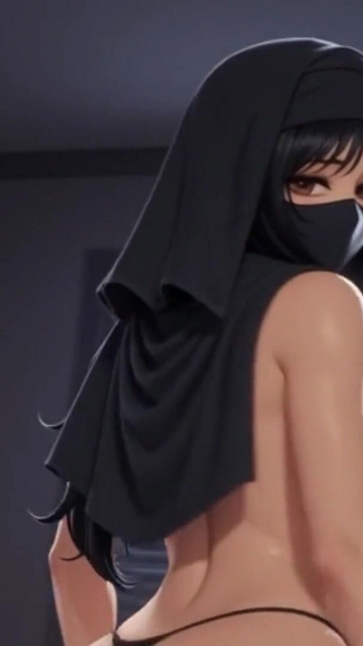 Rondborstige godin Arabische Diva kantoor plaagt AI Fantasy porno | Clip 2